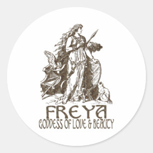 Sticker Rond Freya