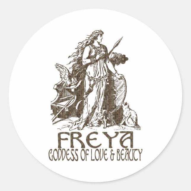 Sticker Rond Freya (Devant)