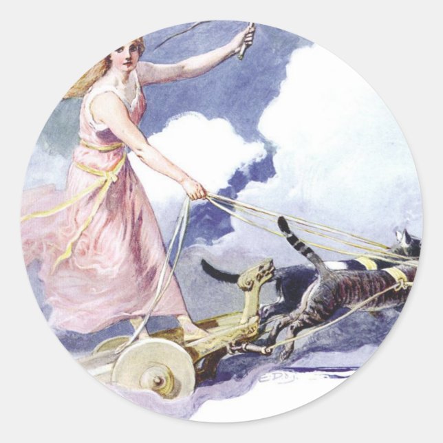 Sticker Rond Freyja (Devant)