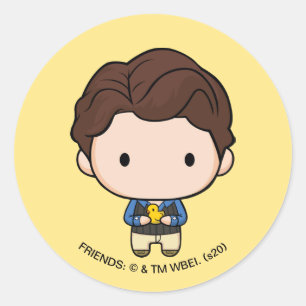 Sticker Rond FRIENDS™  Chandler Chibi