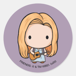 Sticker Rond FRIENDS™  Phoebe Chibi