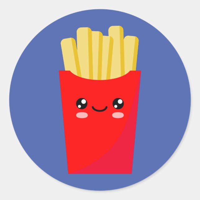 Sticker Rond Fries (Devant)