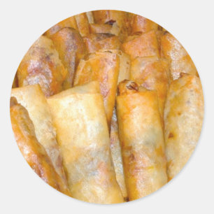 Sticker Rond frite Lumpia