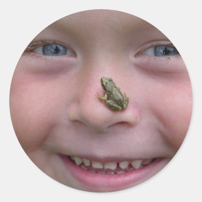 Sticker Rond Frog (Devant)