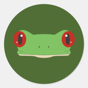 Sticker Rond Frog