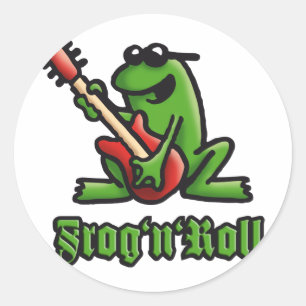 Sticker Rond frog