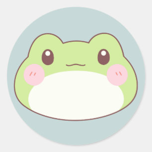 Sticker Rond Frog Anniversaire des enfants Art