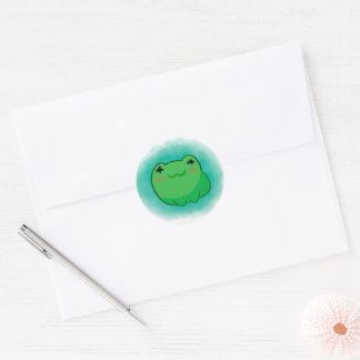 Sticker Rond Froggie