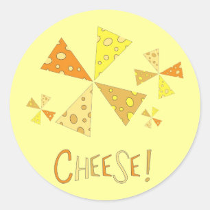 Sticker Rond Fromage !