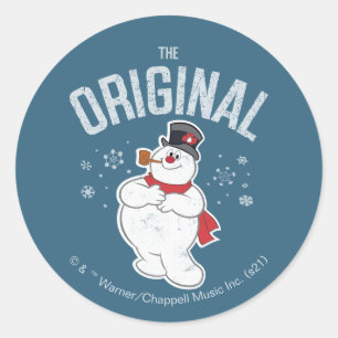 Sticker Rond Frosty the Snowman™   L'original