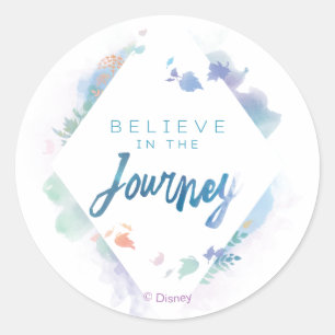Sticker Rond Frozen 2 : Croyez En Le Voyage
