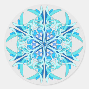 Sticker rond Frozen Twist™ Classic