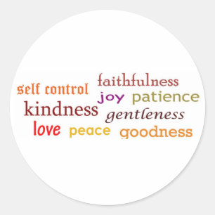 Sticker Rond Fruits de l'Esprit