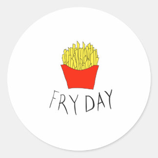 Sticker Rond Fry