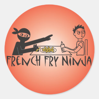 Sticker Rond Fry Ninja