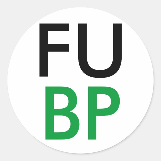 STICKER ROND FUBP (Devant)