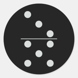 Sticker Rond Fun Group Correspondant Halloween Costume Domino D