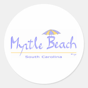 Sticker Rond Fun Myrtle Beach, SC