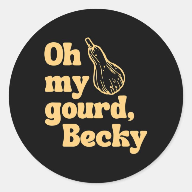 Sticker Rond Fun Thankesgiving (Devant)