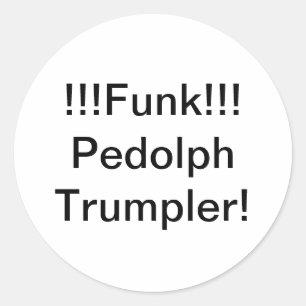 Sticker Rond Funk Pedolph Trumpler Hankamer Artjunkhaus Bande d