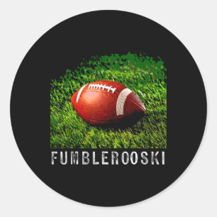 Sticker Rond Funky Fumblerooski Football C'Est Life Athlete Spo