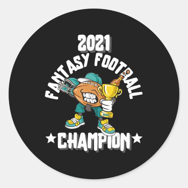 STICKER ROND FUNNY 2021 IMAGINAIRE CHAMPION IMAGINAIRE LEAGU (Devant)
