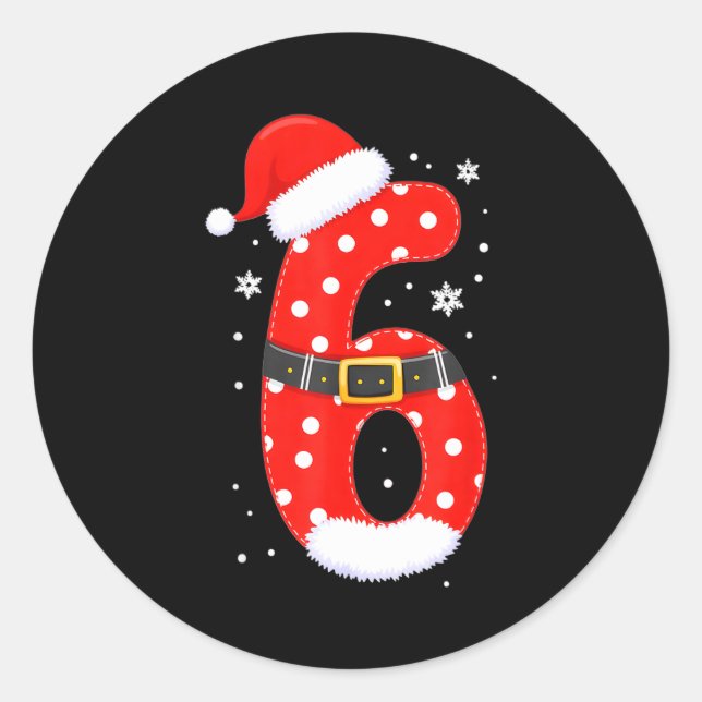 Sticker Rond Funny 67 Six Seven Meme Couple Matching Christmas  (Devant)