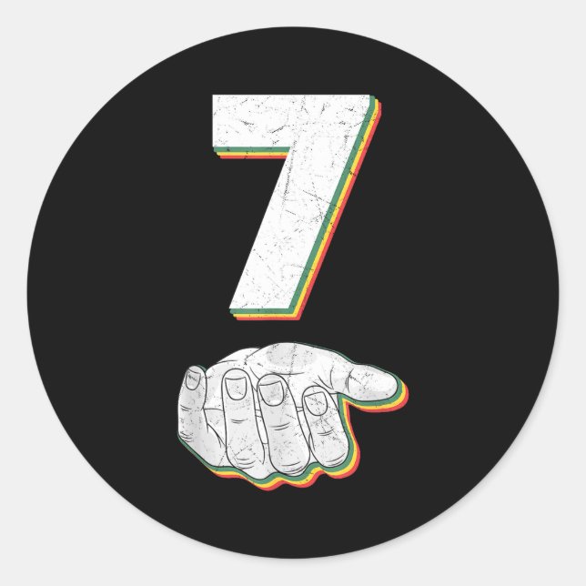 Sticker Rond Funny 67 Six Seven Meme Couple Matching Halloween  (Devant)