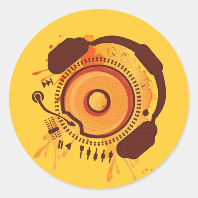 Sticker Rond Funny_Doughnut (Devant)