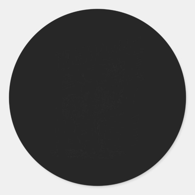 Sticker Rond Funny Elk Hunting - Elkaholic For Hunters  (Devant)