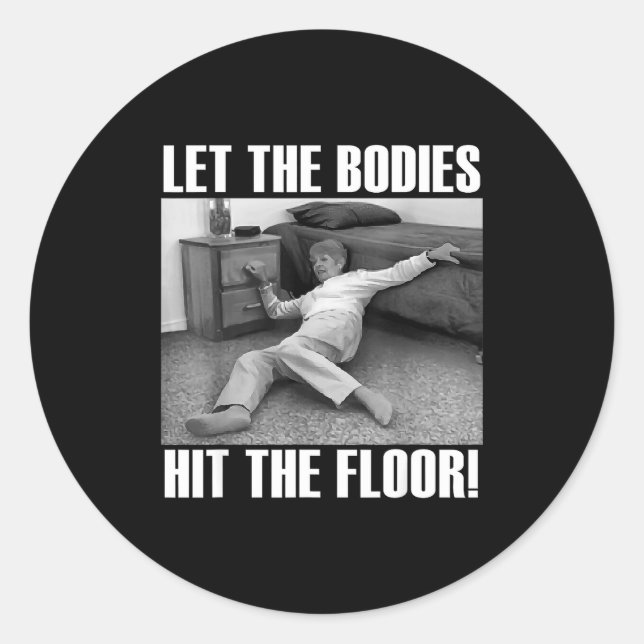 Sticker Rond Funny Old Lady Sarcastic Quote, Hilarious Meme  (Devant)