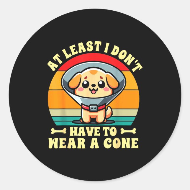 Sticker Rond Funny Pe Injury Gift For Replacement Surgery Surge (Devant)