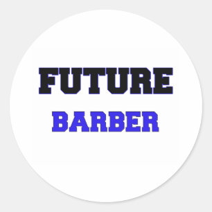 Sticker Rond Futur Barber