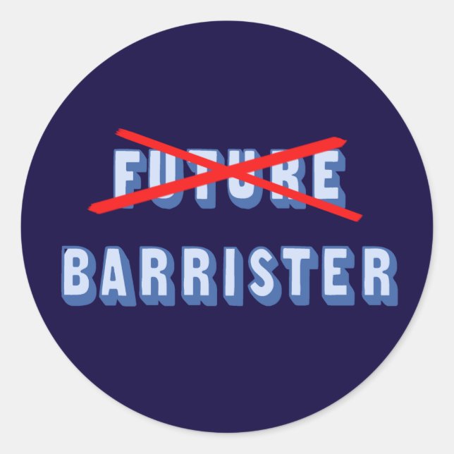 Sticker Rond Futur Barrister Plus (Devant)