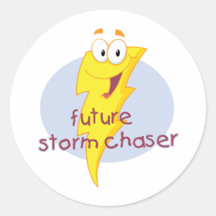 Sticker Rond Futur chasseur de tempête