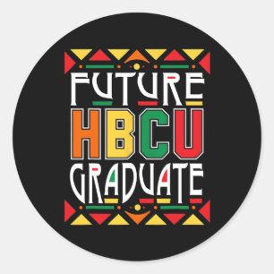 Sticker Rond Futur Hbcu Graduate Historique Black Collèges Uni