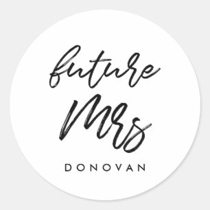 Sticker Rond Future Mme, la mariée à venir