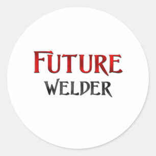 Sticker Rond Future soudeuse