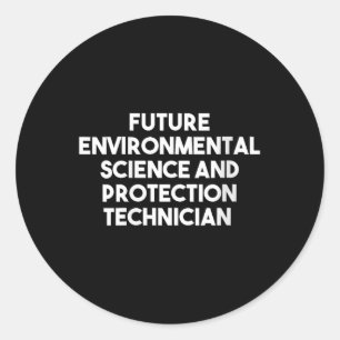 Sticker Rond Futures Sciences De l'environnement Et