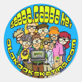 Sticker Rond Gabba Gabba