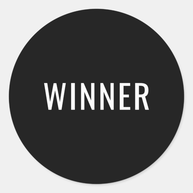 Sticker Rond Gagnant (Devant)