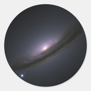Sticker Rond Galaxie disque Supernova 1994D NASA
