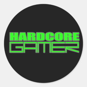 Sticker Rond Gamer