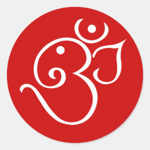 Sticker Rond Ganesha OM dénomment la conception