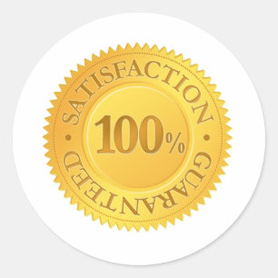 Sticker Rond Garantie à 100 %
