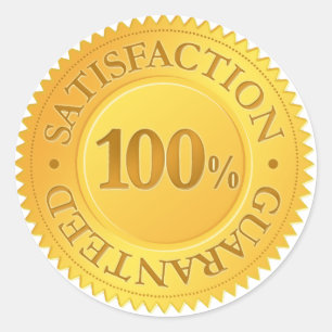 Sticker Rond Garantie à 100 %