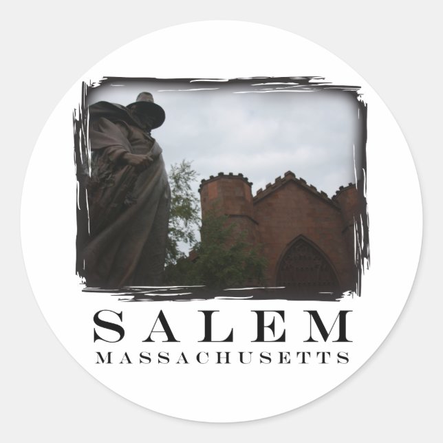 Sticker Rond Garde de salem (Devant)