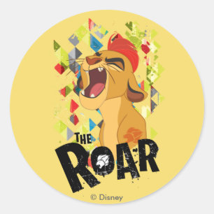 Sticker Rond Garde-lions   Kion Roar