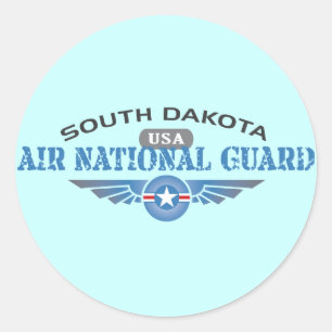 Sticker Rond Garde nationale aérienne du Dakota du Sud