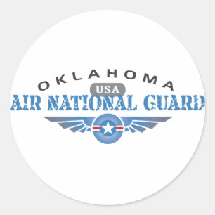 Sticker Rond Garde nationale d'air de l'Oklahoma
